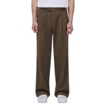 무신사 스탠다드 리얼 와이드 히든 밴딩 슬랙스 MIPS0005 [BR, 브라운] - 에누리 가격비교