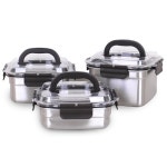 실버스타 오아이씨 돔형 스텐 김치통 핸디 3종세트 - 에누리 가격비교