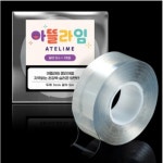 아뜰라임 클리어겔 자국없는 초강력 실리콘 양면 테이프 30mm x 5m [3개] - 에누리 가격비교