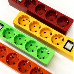 미주산업 셀티스 4구 16A 컬러 멀티탭 [1.5m] - 에누리 가격비교