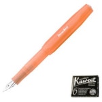 Kaweco 스포츠 프로스트 만년필 EF + 잉크 카트리지 세트[소프트 만다린] - 에누리 가격비교