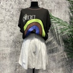 SISLEY 레터링 물결 무늬 티셔츠 SATSC6131 - 에누리 가격비교