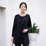 모슬린 라운드 긴팔 프릴블라우스 BL210015 - 에누리 가격비교  모슬린 라운드 긴팔 프릴블라우스 BL210015 - 에누리 가격비교
