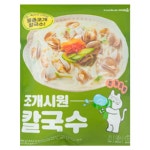 지엔티 쿠캣메이드 조개시원 칼국수 550g [3개] - 에누리 가격비교