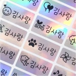 네임코코 홀로그램 그림믹스 네임스티커 중형 - 에누리 가격비교