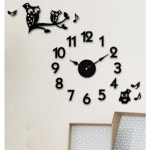 홈코코 부엉이 블랙 숫자시계 - 에누리 가격비교