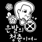 뭉키월드 자동차 스티커2 은발의 청춘 LSC-258 [화이트] - 에누리 가격비교