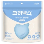 크리넥스 라이트핏V 슬림 앤 쿨 중형 소프트블루 15매입 [15매] - 에누리 가격비교