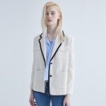 나이스클랍 배색 투버튼 자켓 N241MWJ203 - 에누리 가격비교