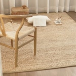 안단테아다지오 내추럴 감성 바나나 라탄 거실매트 카페트 여름러그 [200x150cm] - 에누리 가격비교