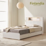 핀란디아 리안 수납 LED침대 SS [독립스프링] - 에누리 가격비교