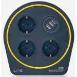 러그박스 3구 USB 미니 라운드탭 캠핑릴선 딥블랙 [10m] - 에누리 가격비교