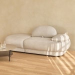 휴도 하현의 동백 스윙 반달 모듈 카우치 조야 패브릭 소파 3인용 - 에누리 가격비교