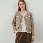 이사베이 골드사 믹스 트위드 자켓 VJJAX7143 - 에누리 가격비교