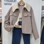 무자크 니트카라 울자켓 MO8WJK03 - 에누리 가격비교