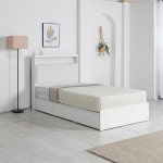 히트가구 H8260 패브릭 1단 수납 LED 침대 SS [매트별도] - 에누리 가격비교