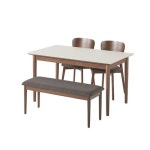 까사미아 카르네 브라운 세라믹 식탁 1400 [패브릭의자2개+패브릭벤치1개] - 에누리 가격비교