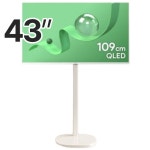 리얼 화이트 스마트 43 QLED 120HZ 돌비 AI 구글5.0 이동형 패키지 [더함 큐브] - 에누리 가격비교