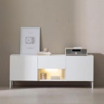 BIF보루네오 아르메 에이바 LPM LED 다리형 거실장 1350 - 에누리 가격비교