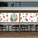 낭만창고 뮤럴실사 시트지 아이스크림 세일 nang088 [1장, 100cm x 100cm] - 에누리 가격비교