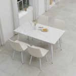 아도라하우스 J1271 사각 세라믹 식탁 1400 [의자4개] - 에누리 가격비교