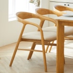 보루네오하우스 엘리브 리움 라운드 식탁 의자 [1개] - 에누리 가격비교