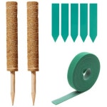 미화부장 식물지지대 수태봉 50cm 2개 + 벨크로 1개 + 이름표 5개 [1세트] - 에누리 가격비교