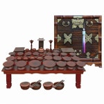 박씨상방 남원 쓰리옻칠 물푸레 48P + 신나비오동(조각) 제기보관함 - 에누리 가격비교