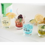 럭키글라스 주당 소주잔 [4개] - 에누리 가격비교