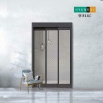 현대L&C 홈도어 PL 3연동 망입유리 오픈형 중문 [~1.5m] - 에누리 가격비교