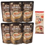섬진강고향집식품 정가네 바지락국 500g x 6팩 + 즉석 칼국수 250g [1개] - 에누리 가격비교