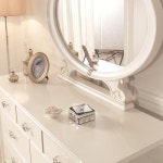 유캐슬 아벨리아 화이트 엔틱 화장대 1300 - 에누리 가격비교