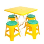 지오리빙 포장마차 회전 사각 야외 테이블 740 [의자4개] - 에누리 가격비교