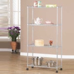 부강산업 가정용 실버메탈랙 4단 750 - 에누리 가격비교