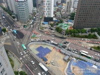 영등포2빗물펌프장 신설 관련 유입관로 설치공사(영등포로터리 구간 내) > 건설사업정보 > 시정정보 > 정보소통광장 영등포2빗물펌프장 신설 관련... 