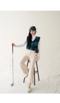 [[패턴퀸 GOLF] 기본&롱 퀸자수 판탈롱 속기모 스판팬츠 #710540]
