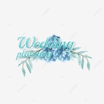 기획 글꼴 수채화 일러스트 꽃, 결혼식, 결혼 계획, 결혼식 글꼴 PNG 일러스트 및 PSD 이미지 무료 다운로드 - Pngtree