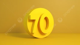 옐로우 70, 큰 제공과 격리 된 배경 3d 렌더링에 할인, 70 오프, 판매 70 배경 일러스트 및 사진 무료 다운로드 - Pngtree