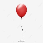 붉은 풍선 일러스트 뜨다, 생일 풍선 클립 아트, 빨간, 풍선 PNG 일러스트 및 PSD 이미지 무료 다운로드 - Pngtree