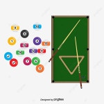 포스터 원소 당구, 포스터 원소, 당구, 클럽 PNG 일러스트 및 PSD 이미지 무료 다운로드 - Pngtree