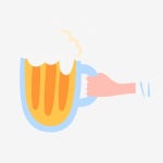 여름 일러스트 맥주 토스트 만화, 토스트, 손으로 그린, 여름 PNG 일러스트 및 PSD 이미지 무료 다운로드 - Pngtree