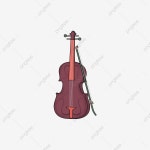 음악 일러스트 원소, 바이올린 클립 아트, 기타, 바이올린 PNG 일러스트 및 PSD 이미지 무료 다운로드 - Pngtree