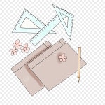 학용품, 문구, 학용품, 서적 PNG 일러스트 및 PSD 이미지 무료 다운로드 - Pngtree