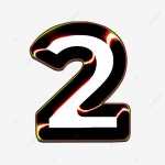 3d 일러스트 텍스트 2, 3d, 3d 효과, 3차원 스타일 PNG 일러스트 및 PSD 이미지 무료 다운로드 - Pngtree