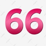 66 번, 66, 번호, 매력적인 번호 PNG 일러스트 및 PSD 이미지 무료 다운로드 - Pngtree