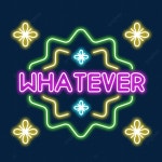 6826, 레터링 네온 사인, 도대체 무엇이, 알파벳 PNG 일러스트 및 PSD 이미지 무료 다운로드 - Pngtree