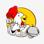 요리사 닭고기 손으로 그린 일러스트 음식 캐릭터, 요리사, 치킨, 쿡 PNG 일러스트 및 PSD 이미지 무료 다운로드 - Pngtree