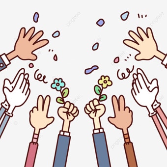 관객들 환호와 박수, 관중, 손바닥, 격려 PNG 일러스트 및 PSD 이미지 무료 다운로드 - Pngtree