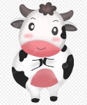 귀여운 소, 이드 알 아드하, 농장 동물, 소 PNG 일러스트 및 PSD 이미지 무료 다운로드 - Pngtree