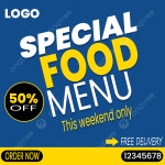 음식 메뉴 템플릿 PSD 다운로드, 디자인 자료 다운로드